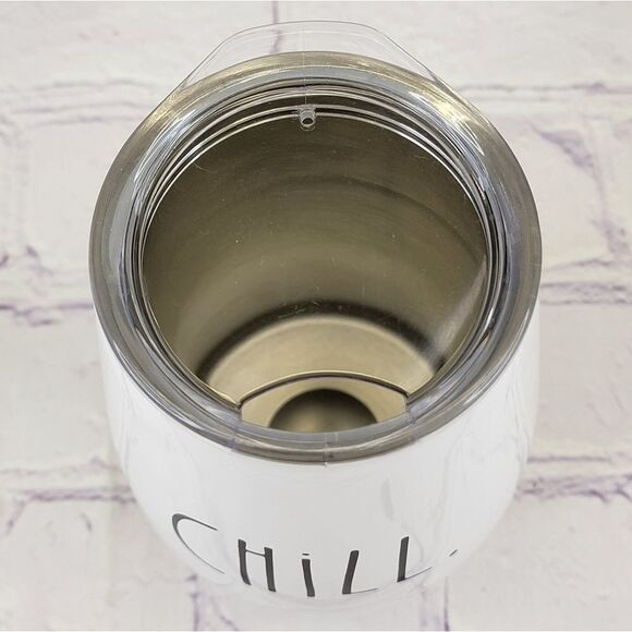 Rae Dunn CHILL Stemless Insulated Wine Tumbler - Picture 4 of 7